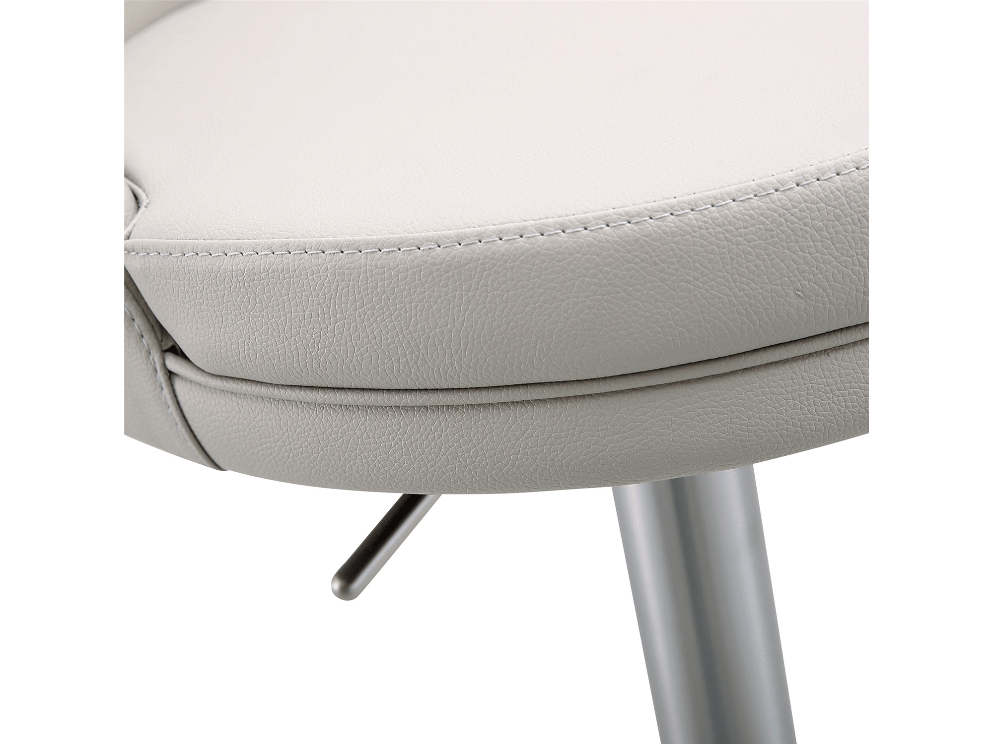 Carter Barstool Light Grey/Silver - Euro Living Furniture