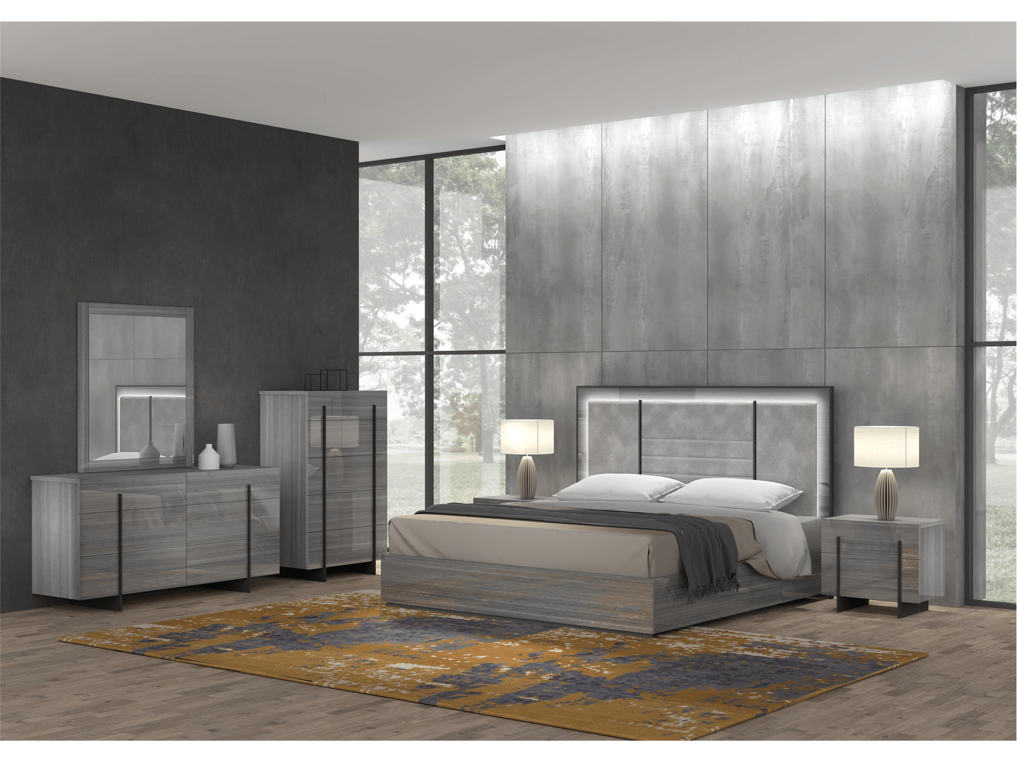 Blake Bedroom Collection - Euro Living Furniture