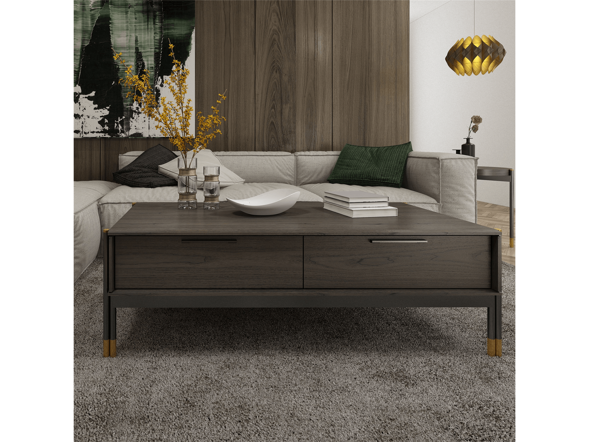 Bowen Coffee Table Collection - Euro Living Furniture