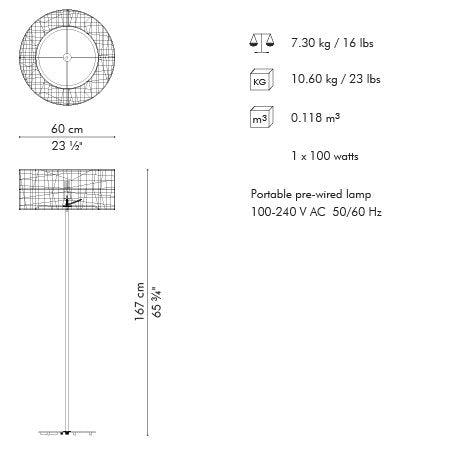 C U C ME FLOOR LAMP - Euro Living Furniture