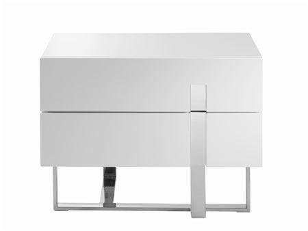 Conor White Nightstand - Euro Living Furniture