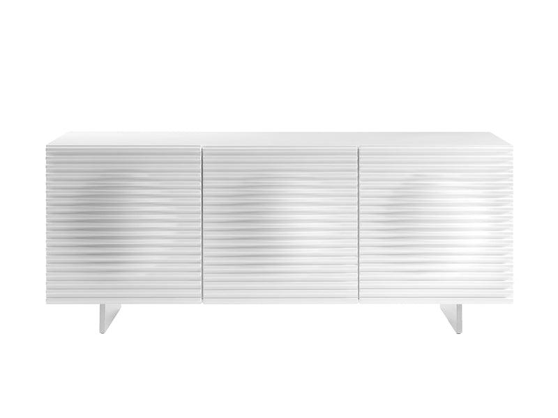 Luna White Lacquer Buffets - Euro Living Furniture