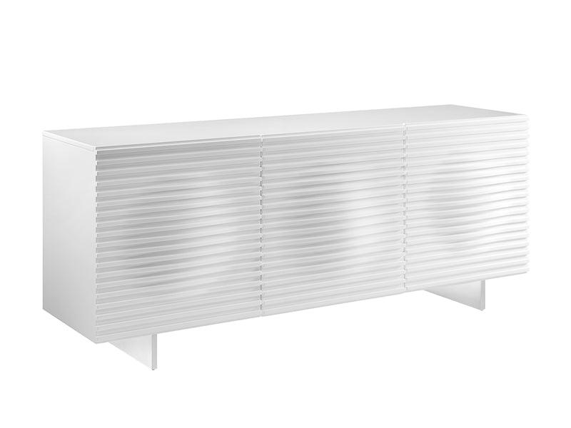 Luna White Lacquer Buffets - Euro Living Furniture