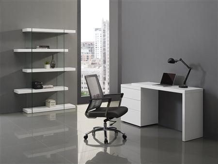 Modern White Home Office Desk Furniture  Modern home office desk, Office  furniture design, Modern home office furniture