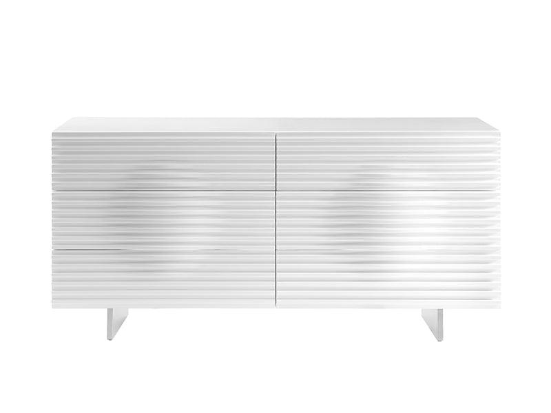 Luna White Dresser - Euro Living Furniture