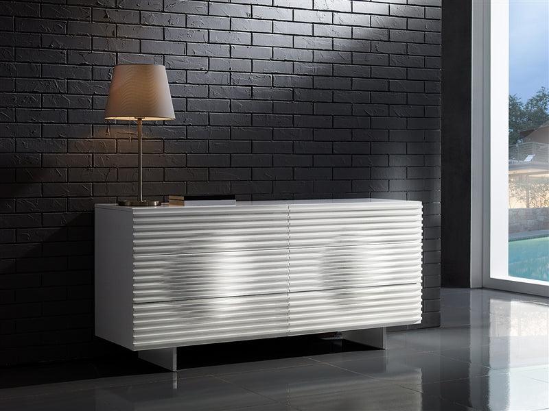 Luna White Dresser - Euro Living Furniture