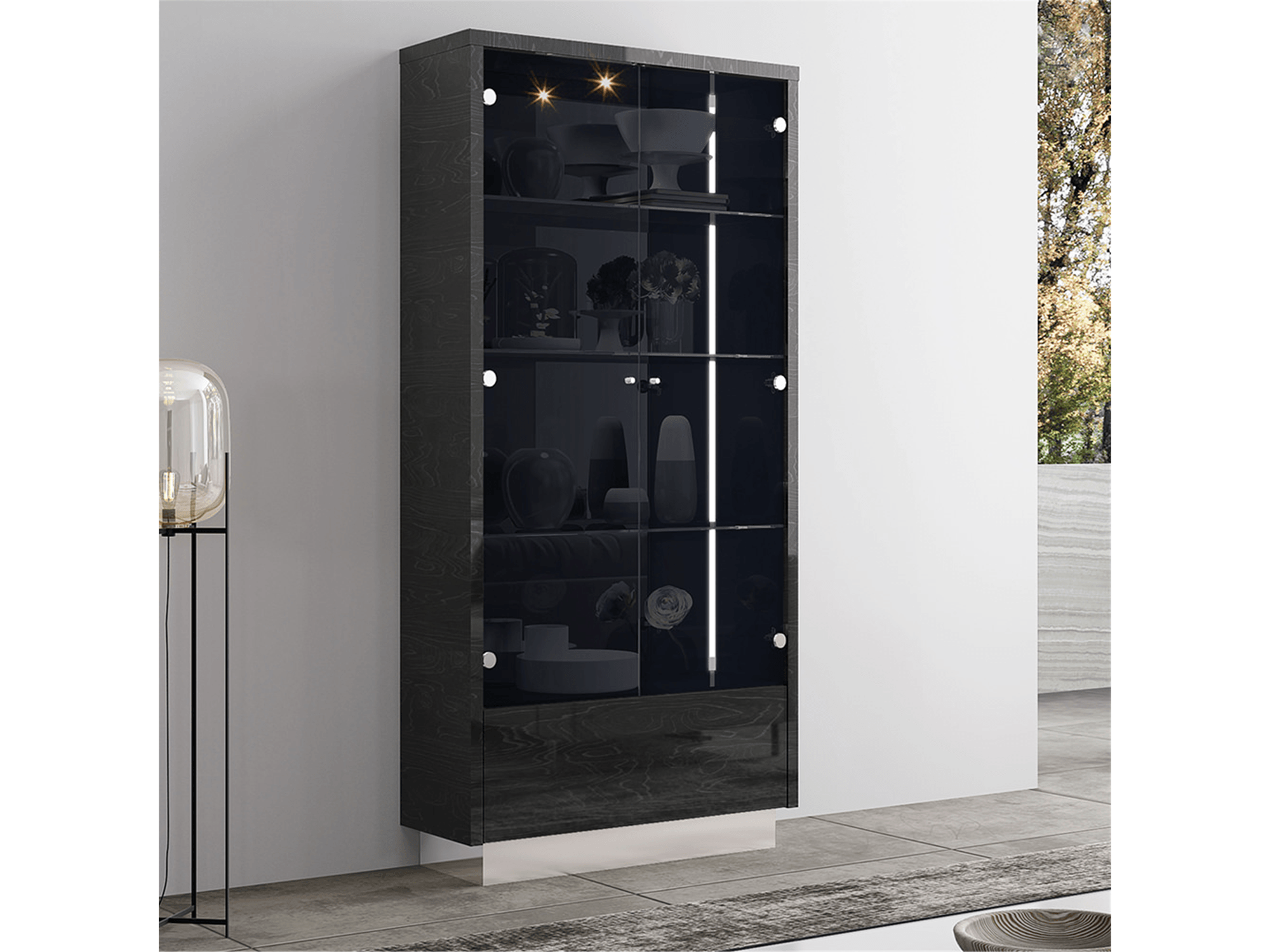 Sherlyn Vitrine - Euro Living Furniture