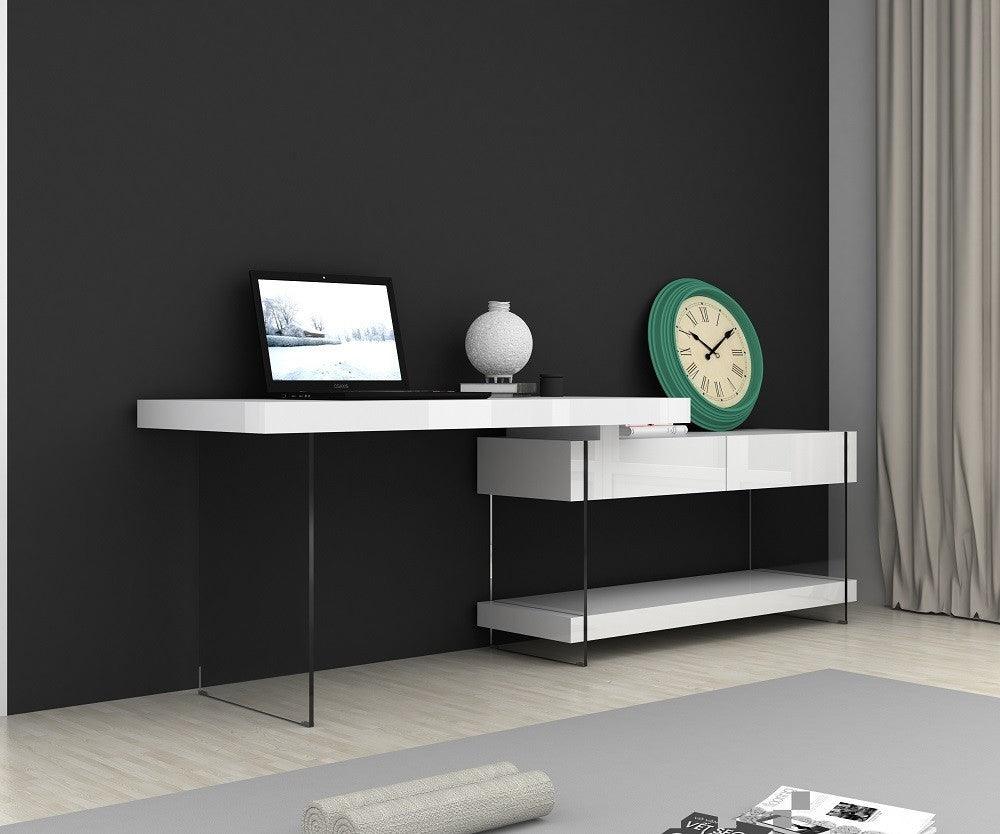 Float Modern Desk - Euro Living Furniture