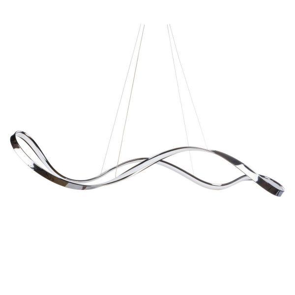 Xander LED Chandelier // Chrome Finish - Euro Living Furniture