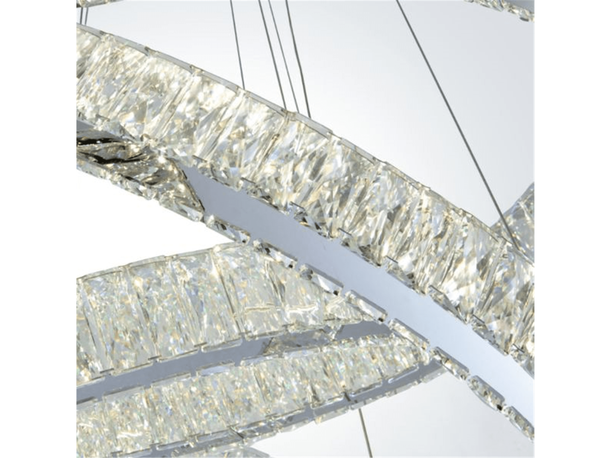 Elena LED Chandelier // 3 Ovals - Euro Living Furniture