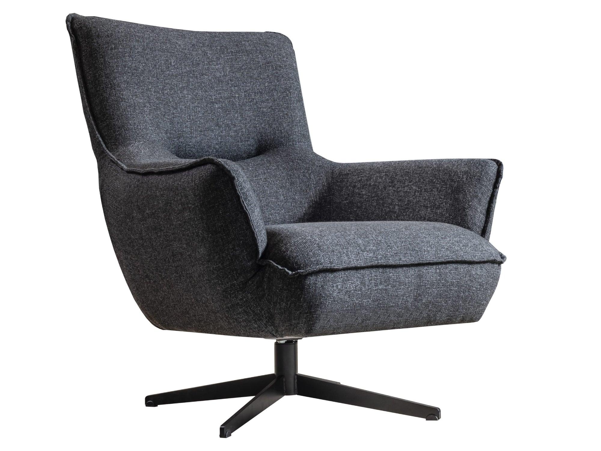 Forrest Swivel Chair Dary Grey - Euro Living Furniture