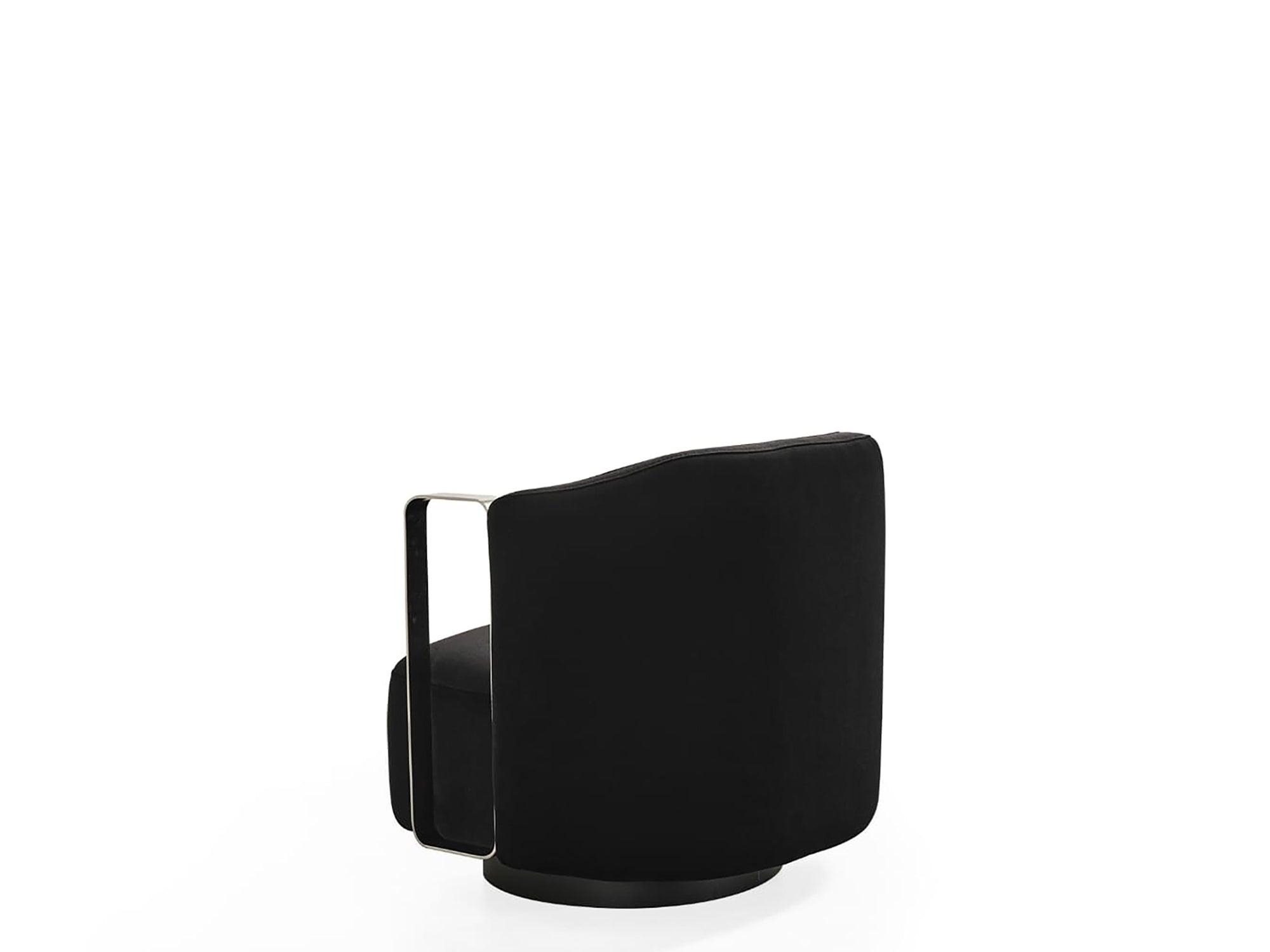 Caiden Accent Armchair Black - Euro Living Furniture