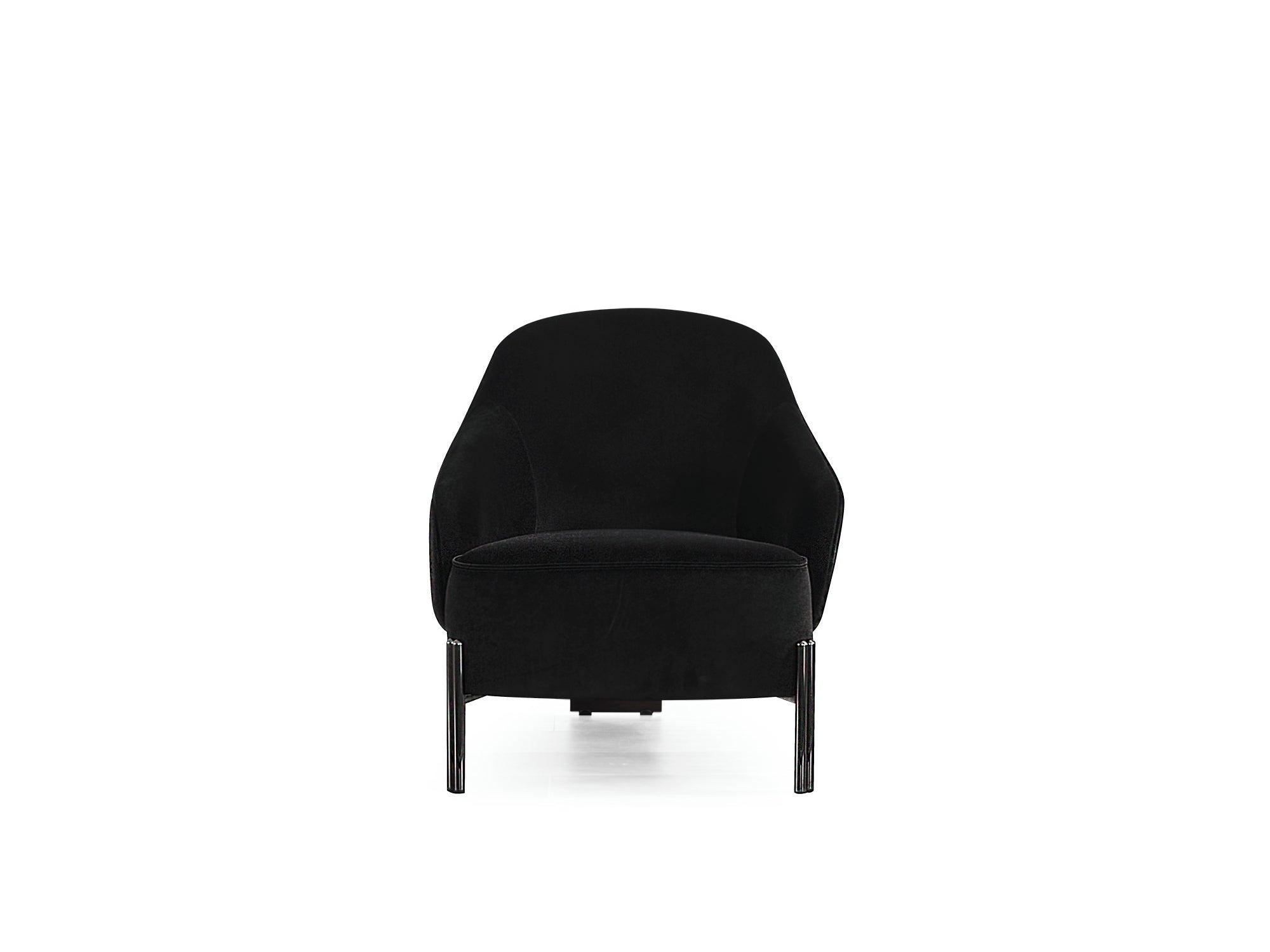 Salena Accent Armchair Black - Euro Living Furniture