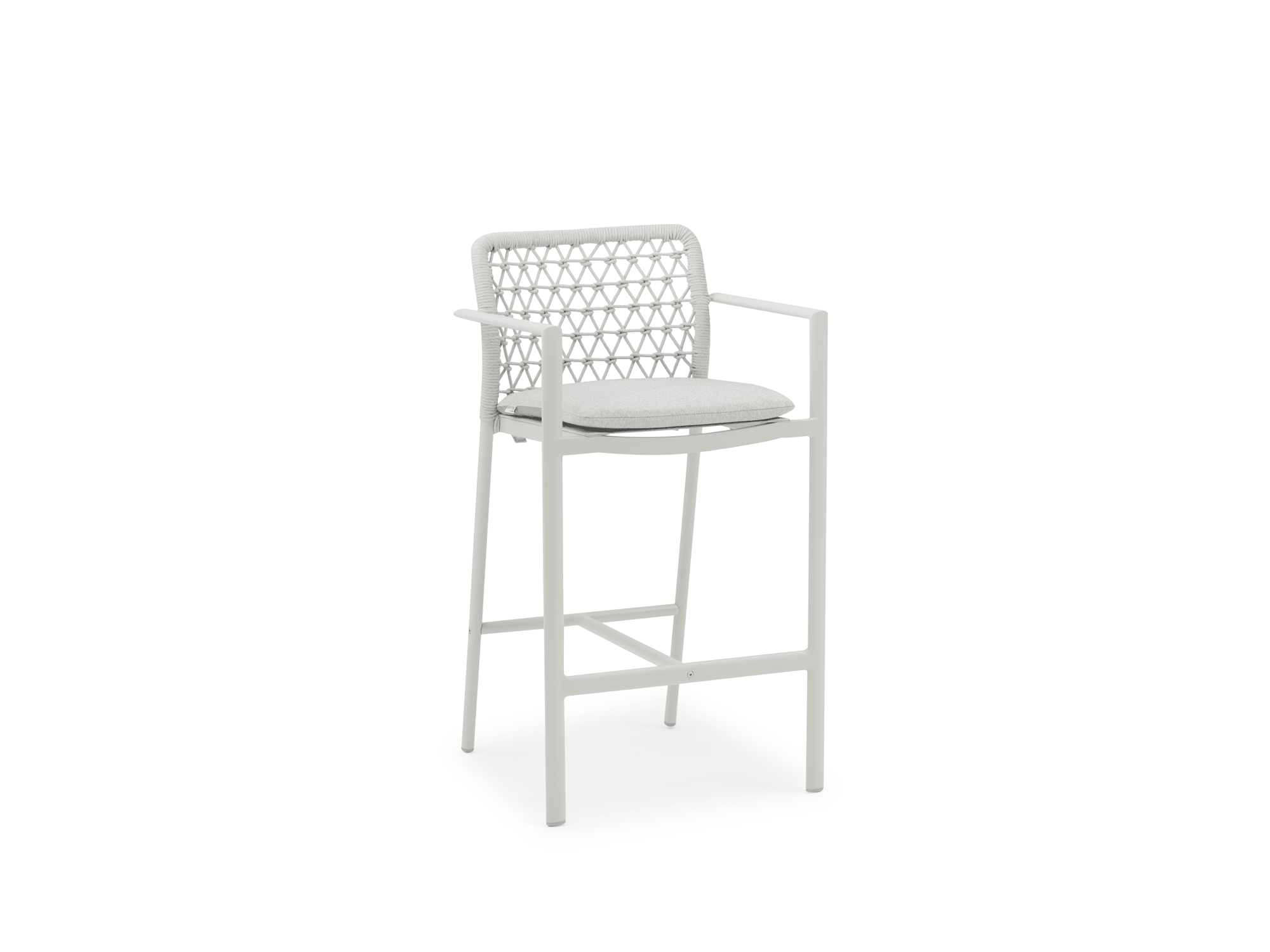 Amberly Counter Stool in Light Grey - Euro Living Furniture