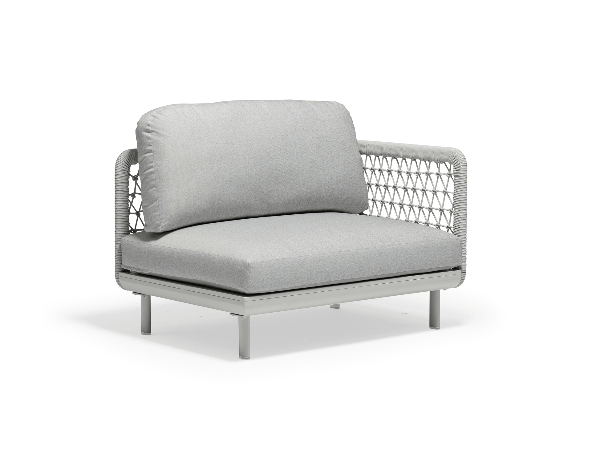 Amberly Chair In Light Grey - Euro Living Furniture
