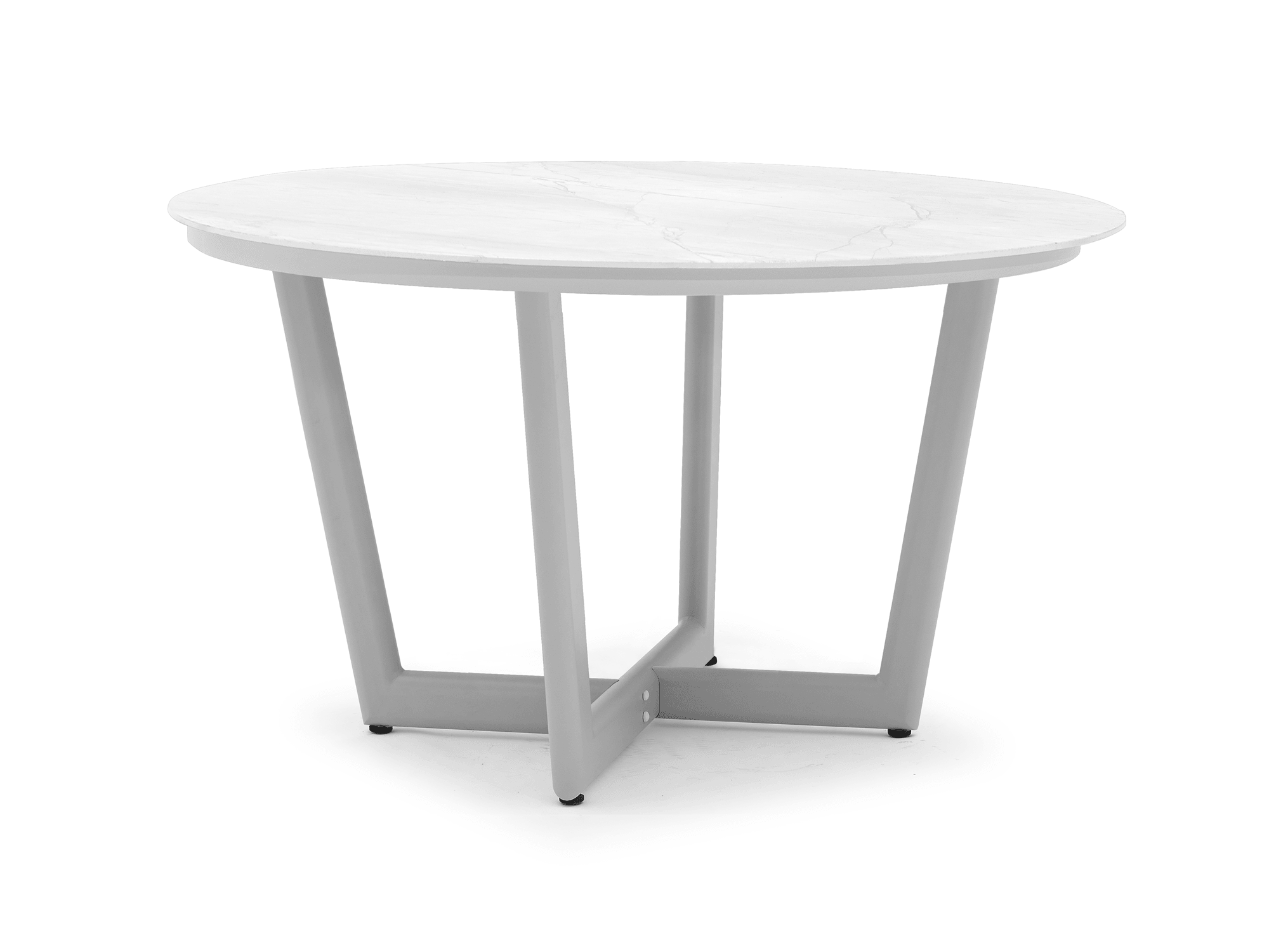 Amberly Dining Table in Light Grey - Euro Living Furniture