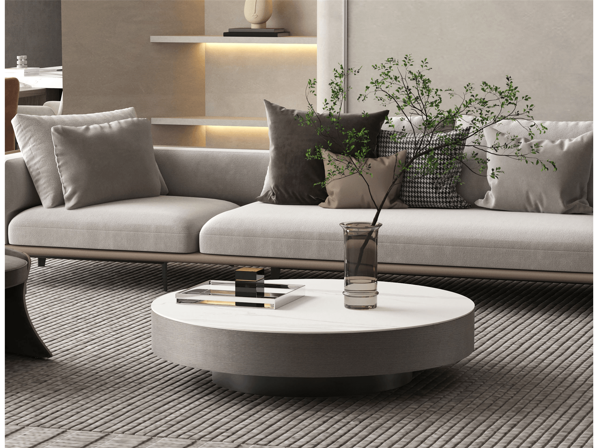 Causer Coffee Table - Euro Living Furniture