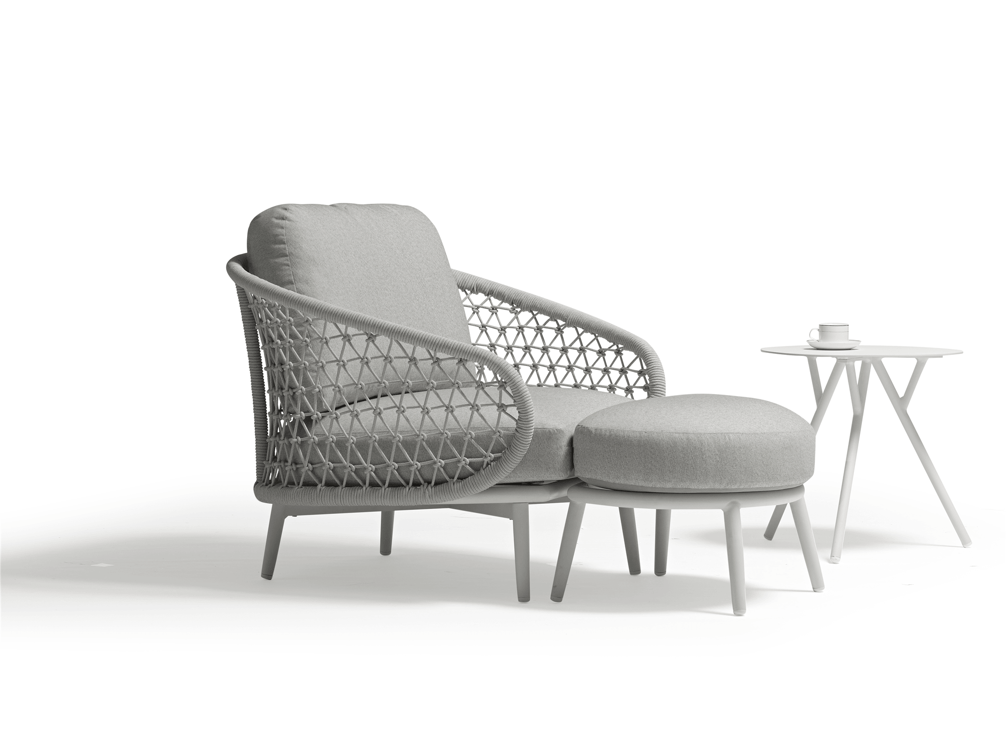 Alexandra Ottoman - Euro Living Furniture