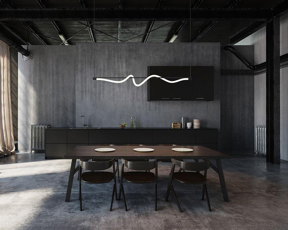 Curling Chandelier - Euro Living Furniture