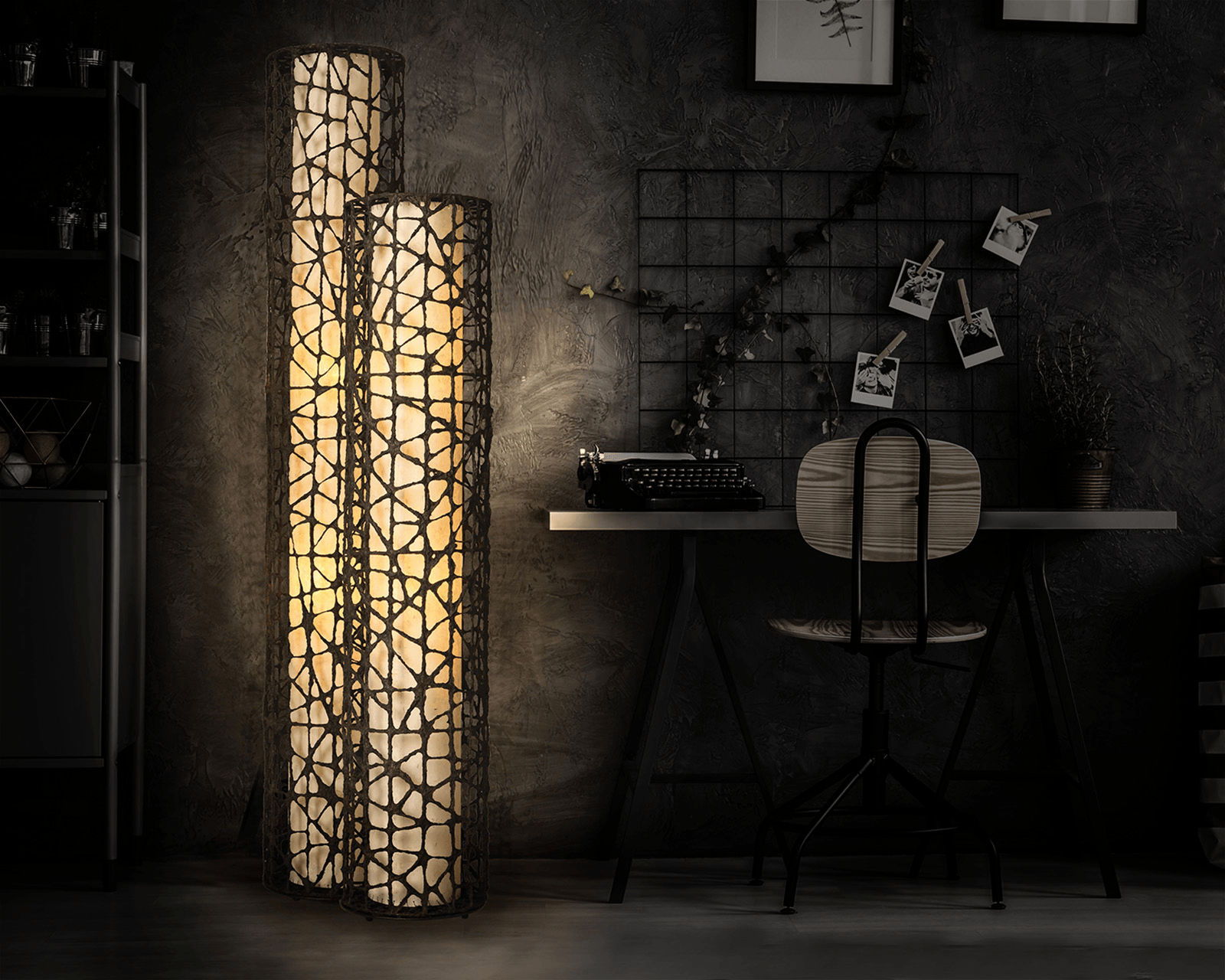 C U C ME O FLOOR LAMP(LARGE) - Euro Living Furniture