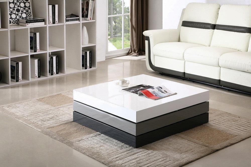 Ari Coffee table - Modern Rotary Design 3 Levels - Euro Living Furniture