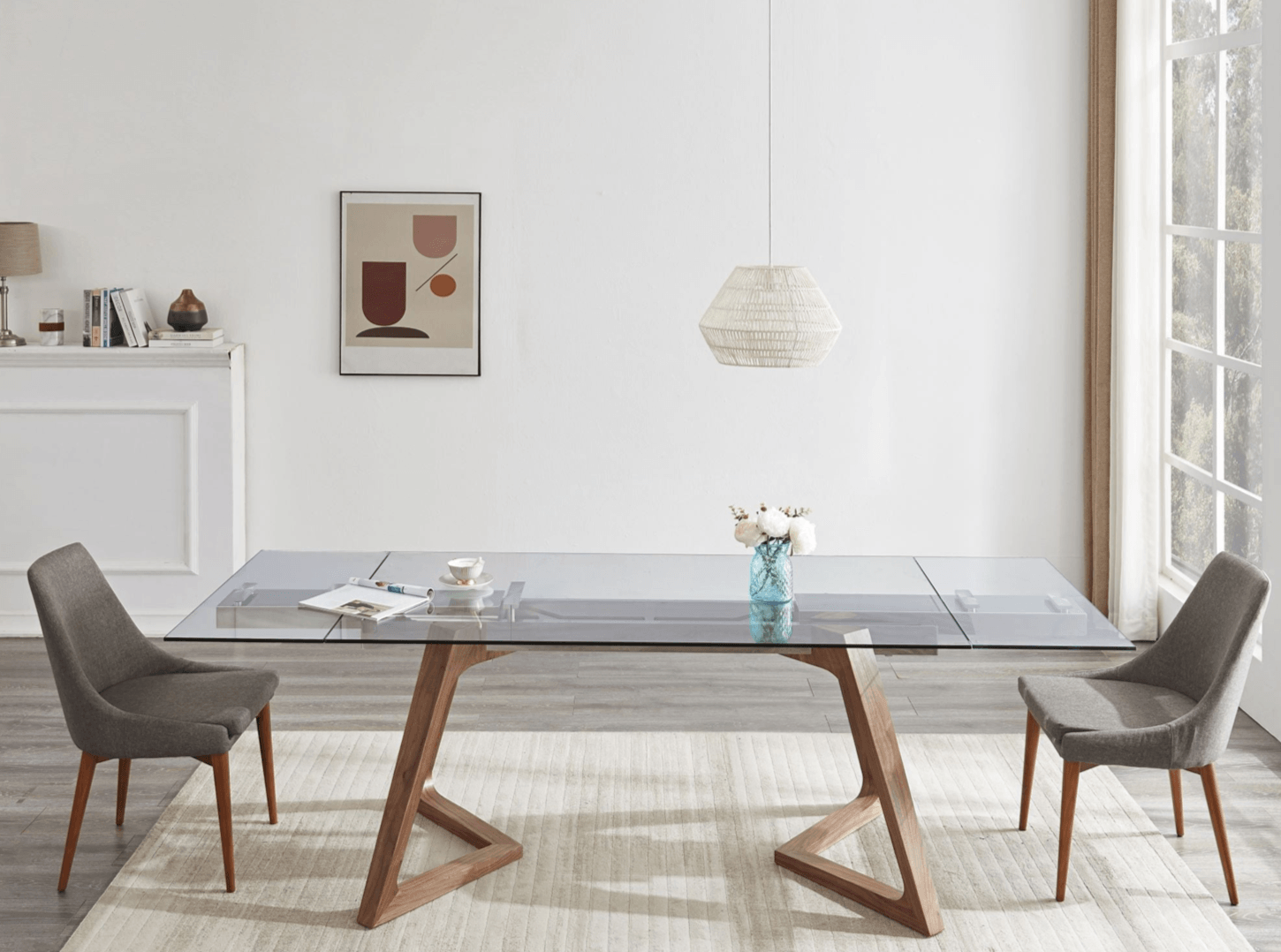 Modalisa Extension Dining Table - Euro Living Furniture