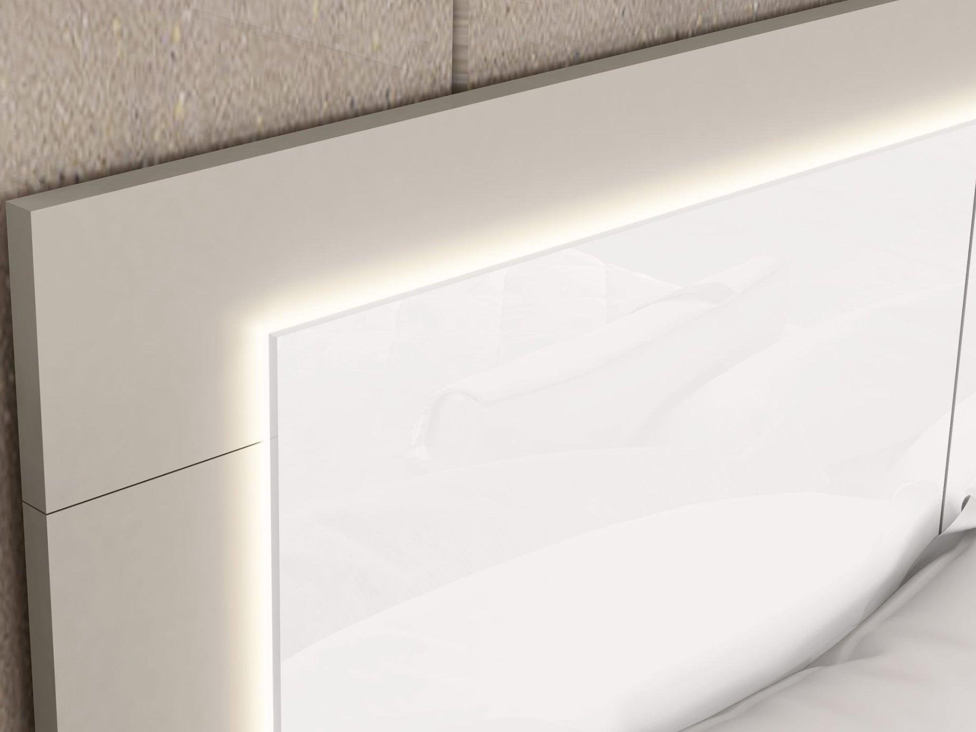 Daisy Bed Queen White - Euro Living Furniture