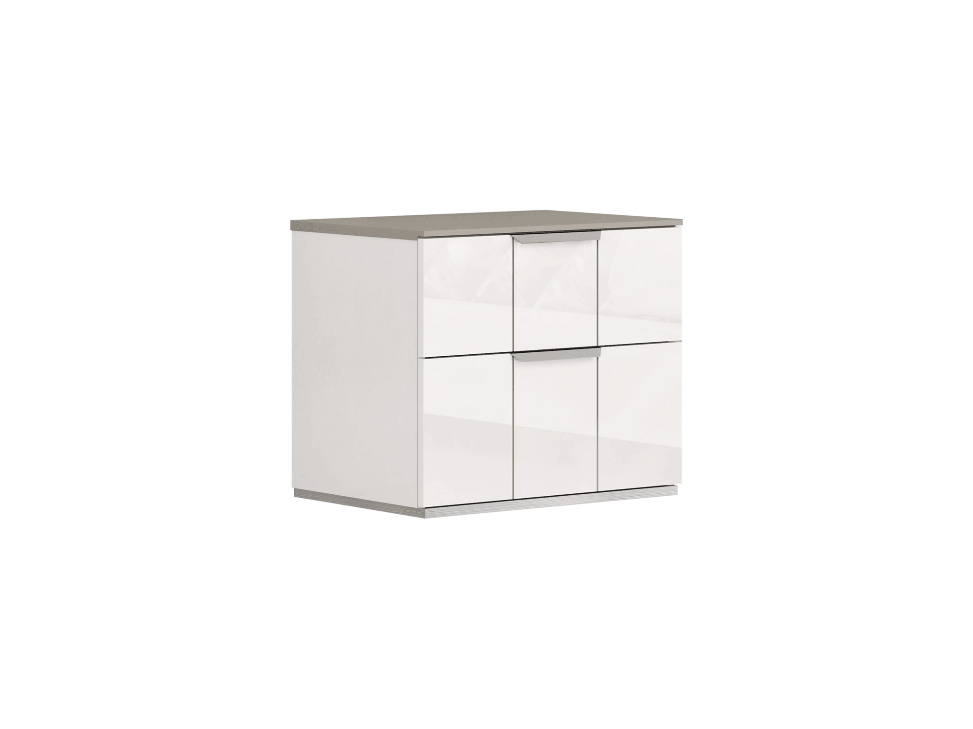 Daisy Nightstand White - Euro Living Furniture