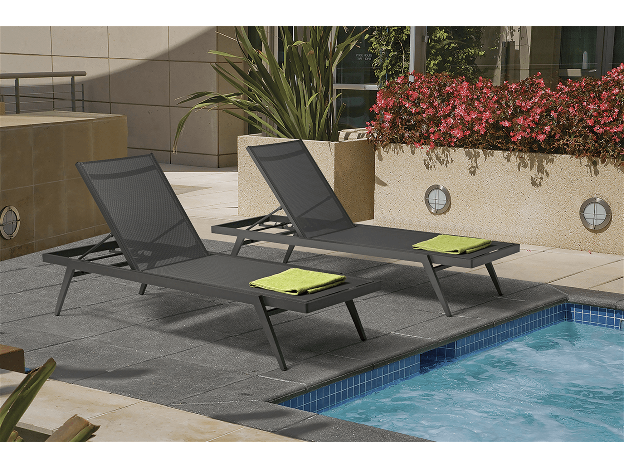 Morton Chaise Lounge - Euro Living Furniture