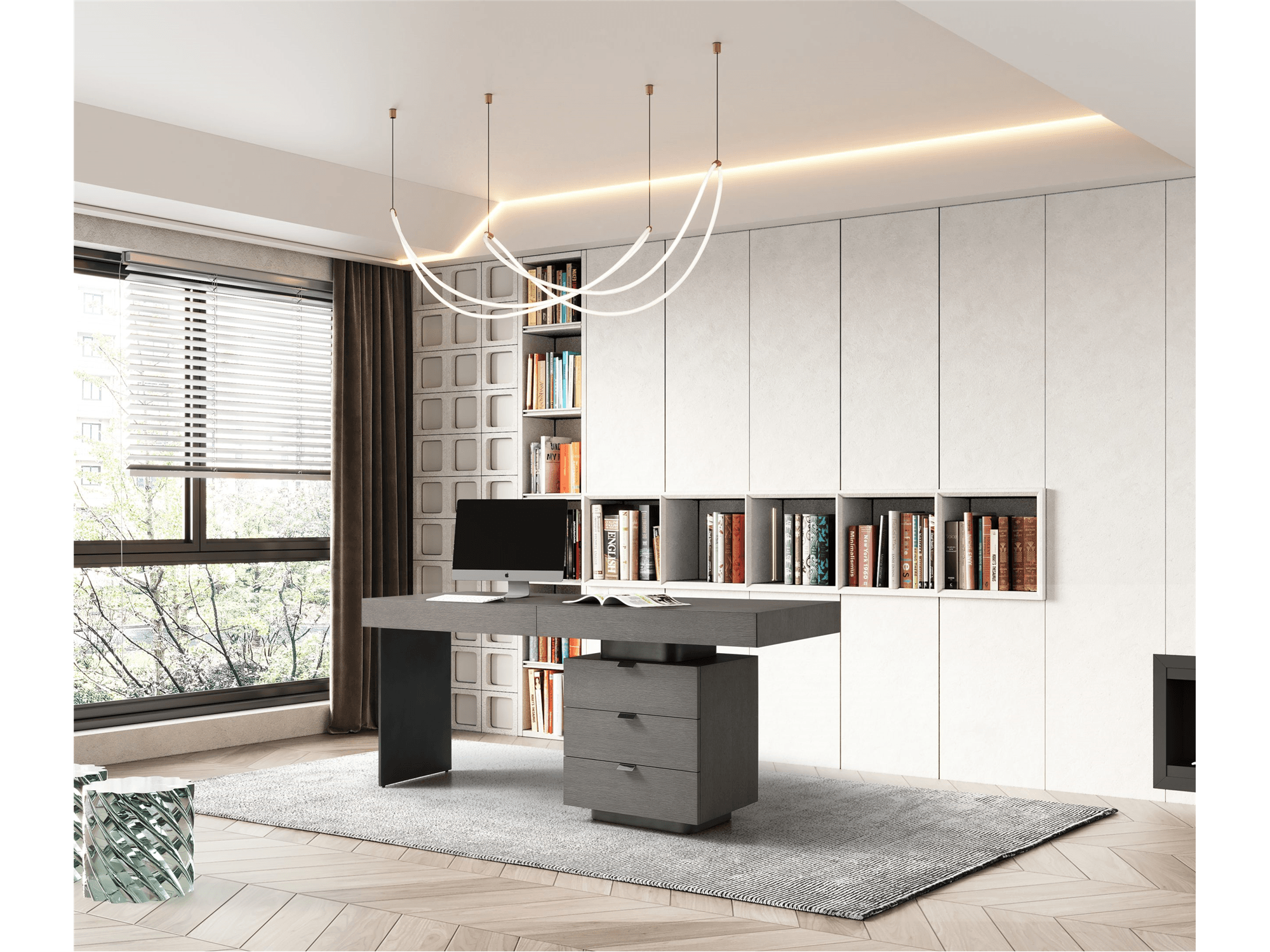 Beckah Desk - Euro Living Furniture