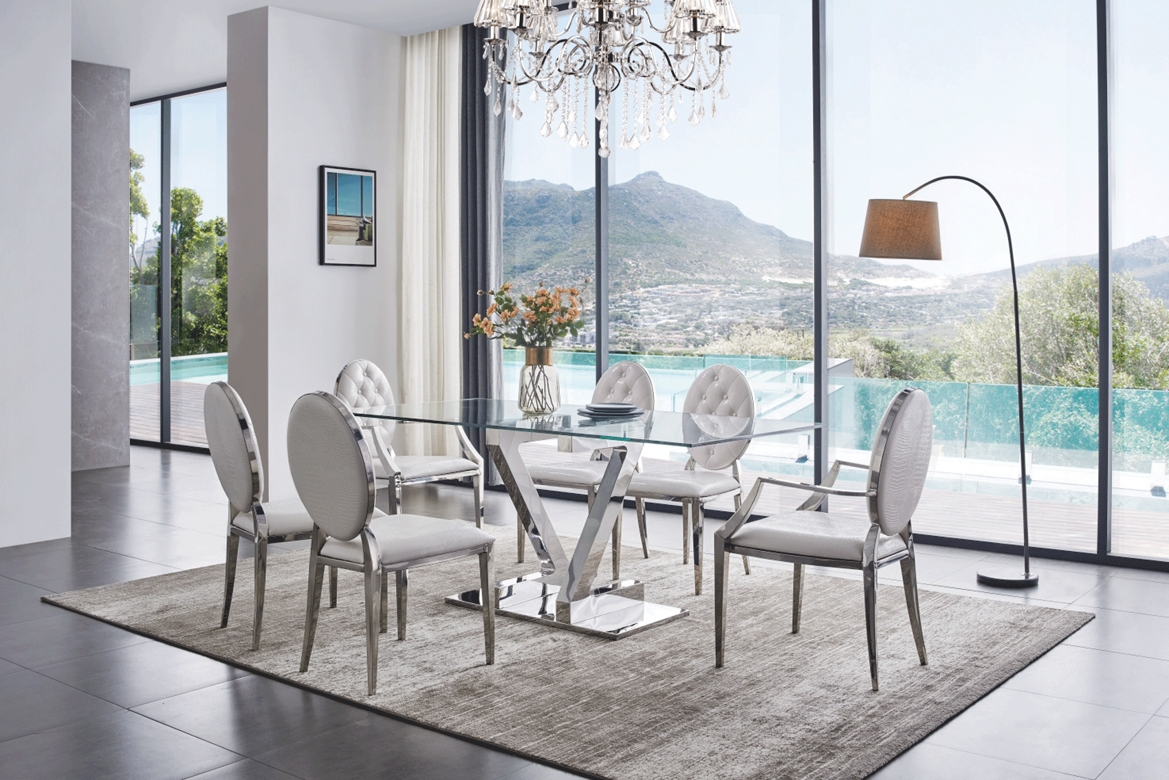 ZZ Dining Table - Euro Living Furniture