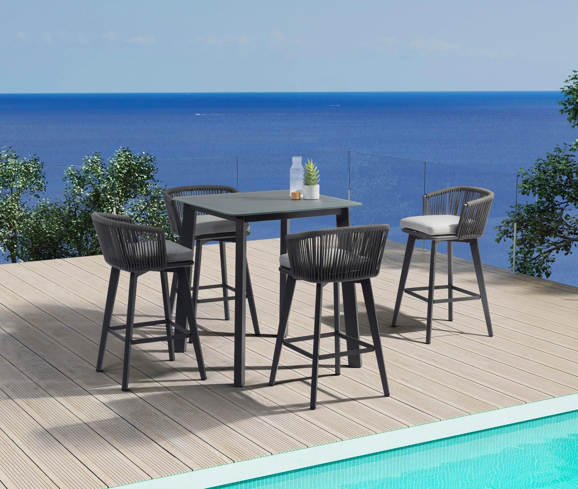 Morton Bar Table - Euro Living Furniture