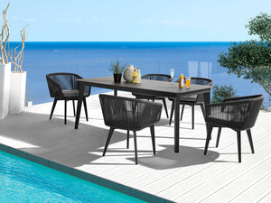 Morton Rectangular Dining Table - Euro Living Furniture