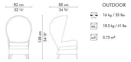 DOLLY EASY ARMCHAIR - Euro Living Furniture