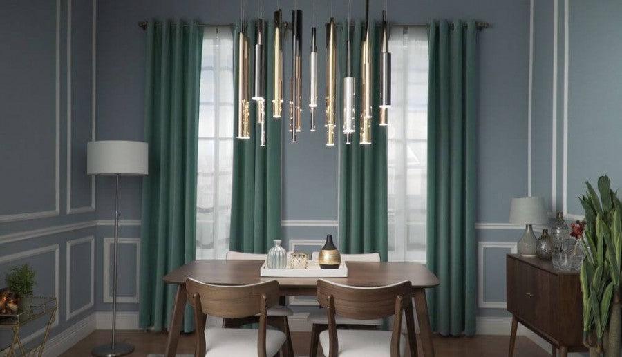 LED 36 inch Multiple Linear Pendant Ceiling Light - Euro Living Furniture
