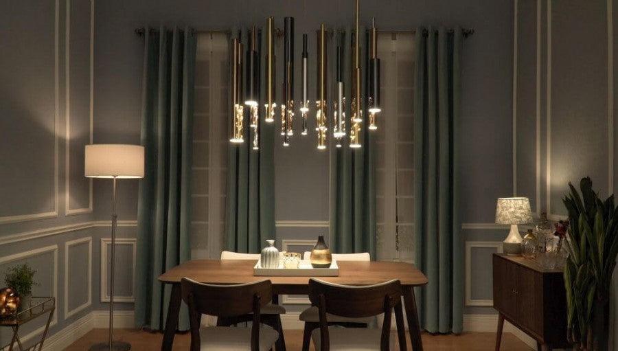 LED 36 inch Multiple Linear Pendant Ceiling Light - Euro Living Furniture
