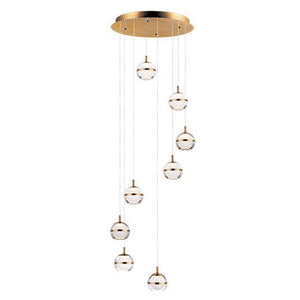 SWAN 8-LIGHT LED PENDANT - Euro Living Furniture
