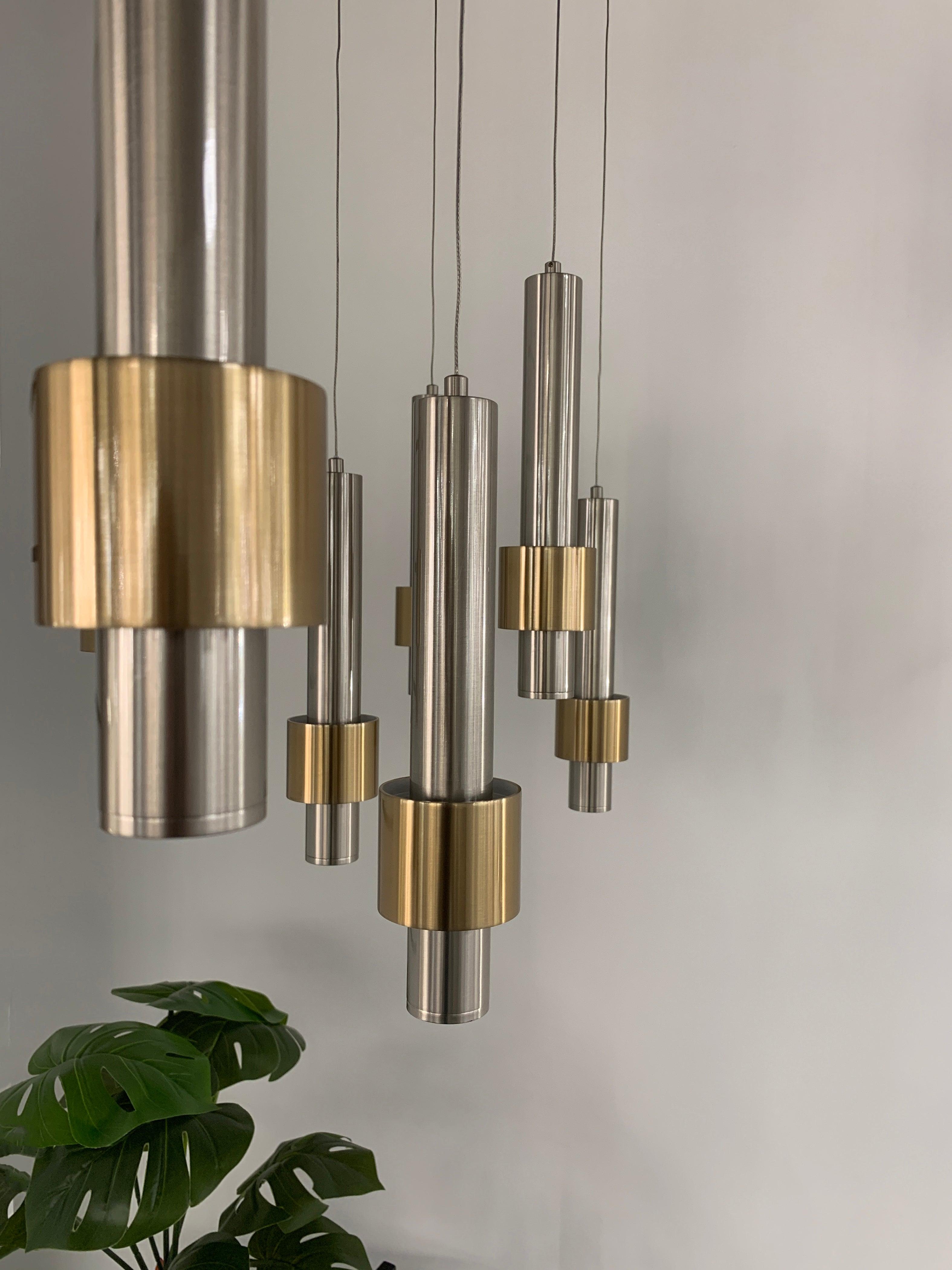 RIVER 8-LIGHT LED PENDANT - Euro Living Furniture