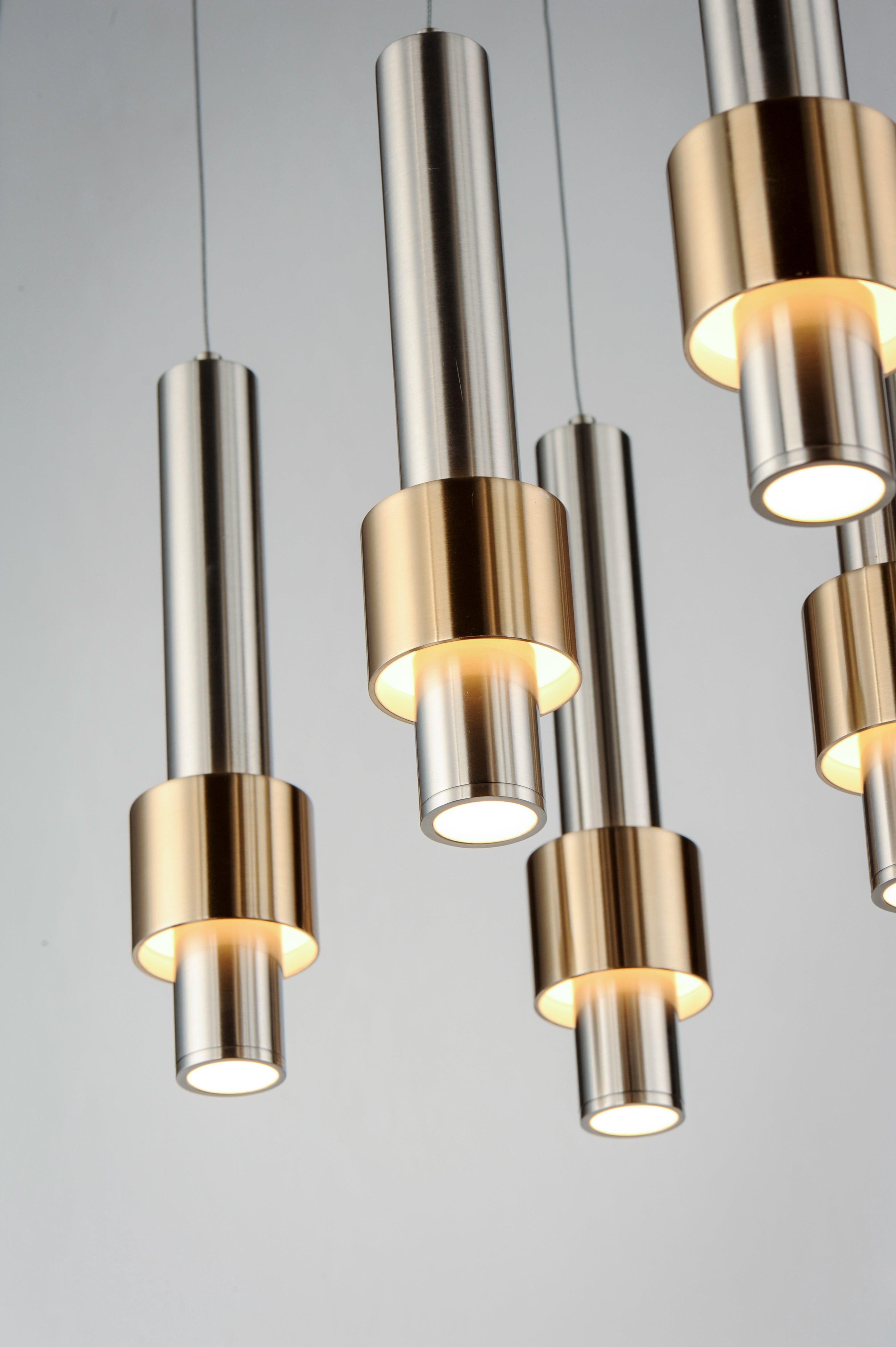 RIVER 8-LIGHT LED PENDANT - Euro Living Furniture