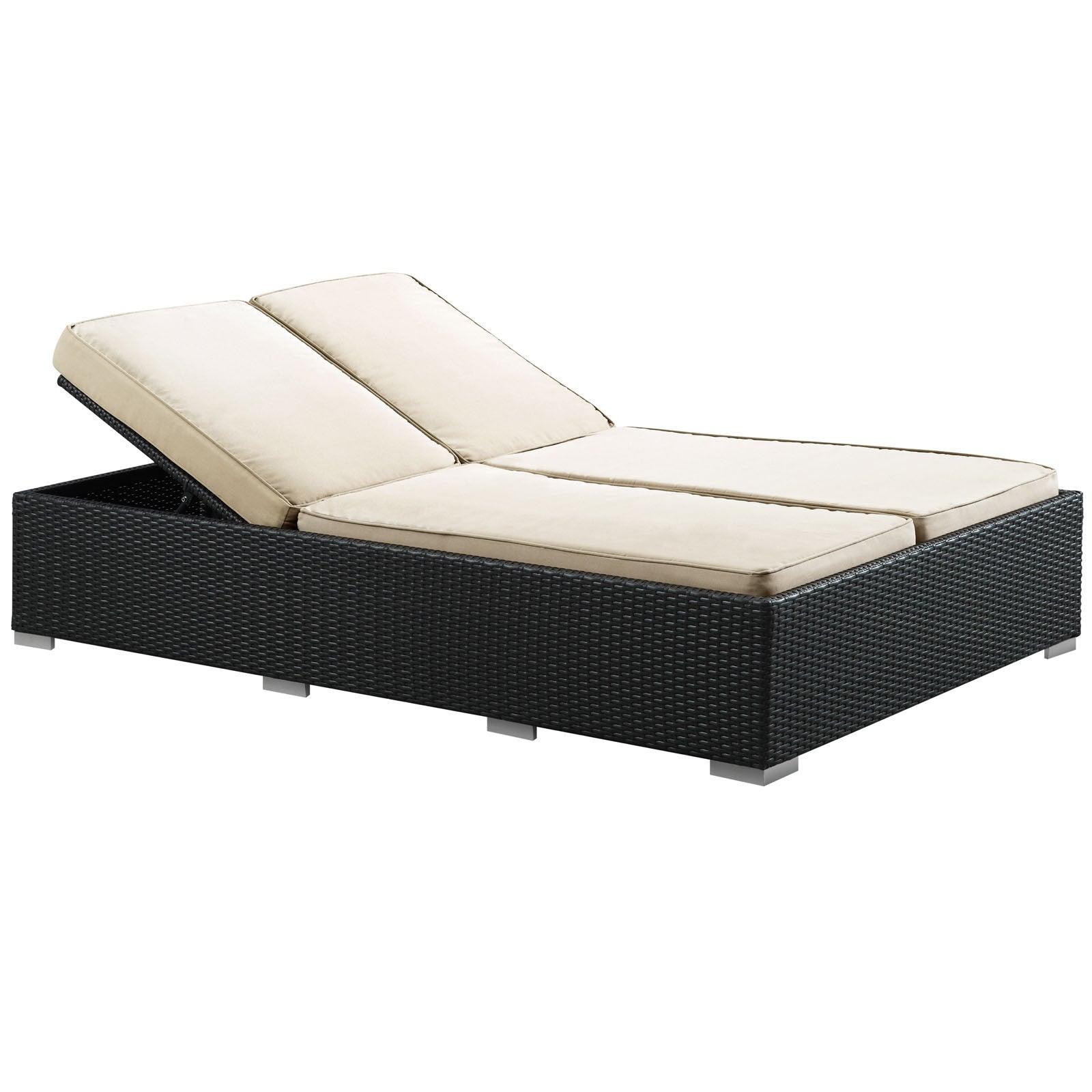 EVINCE OUTDOOR PATIO CHAISE - Euro Living Furniture