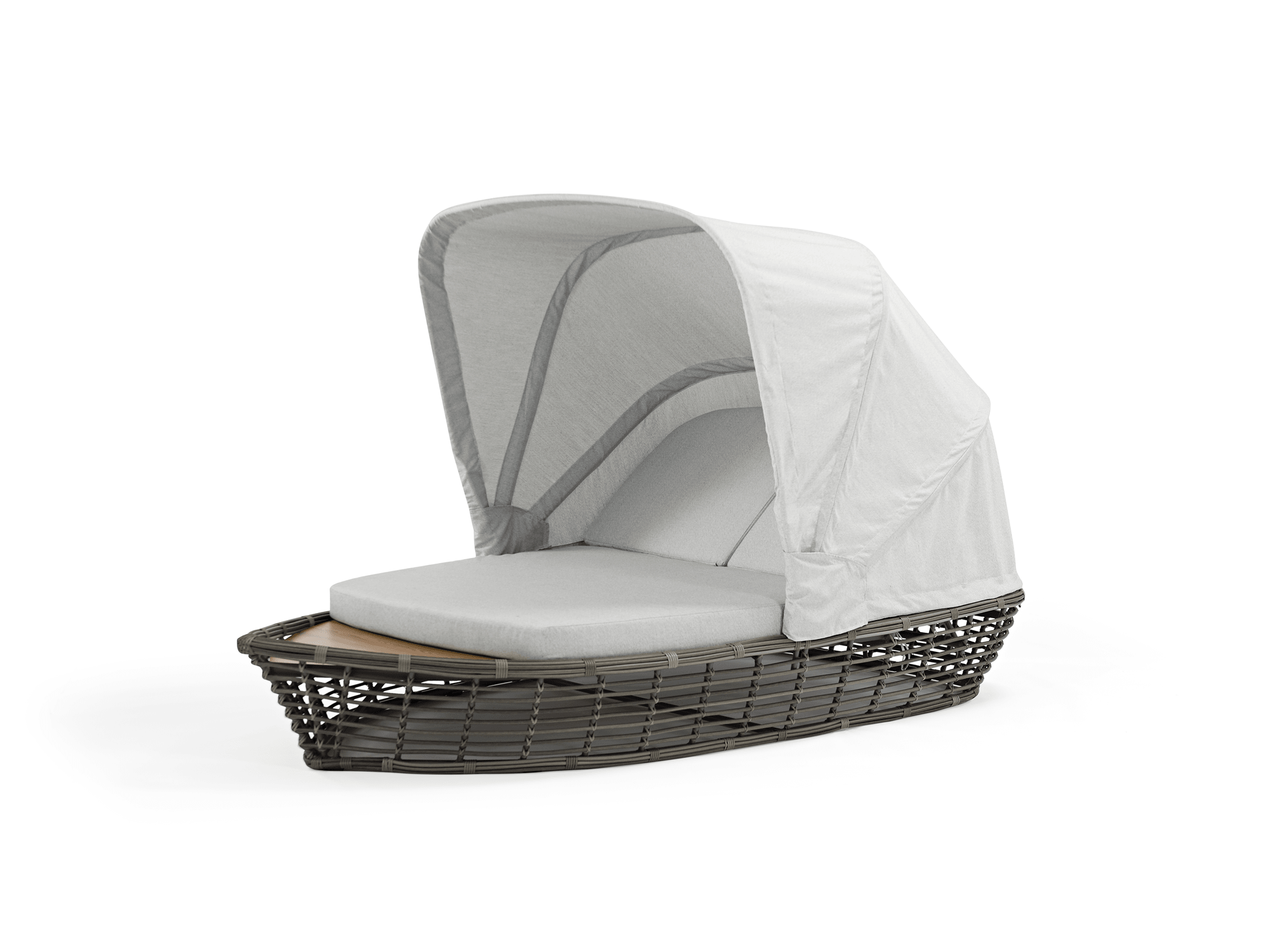 Hyeon Boat Double lounger - Euro Living Furniture