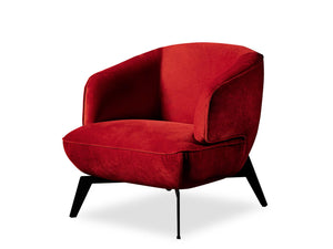 Mersin Accent Chair Red - Euro Living Furniture