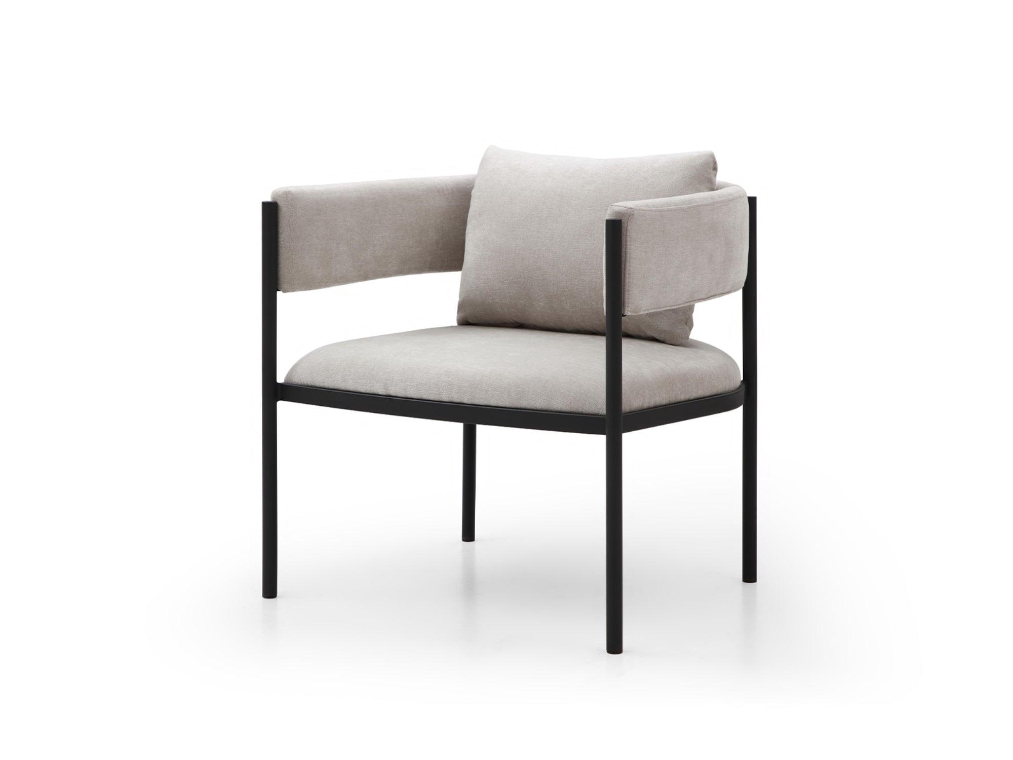 Sonnie Accent Chair Beige - Euro Living Furniture