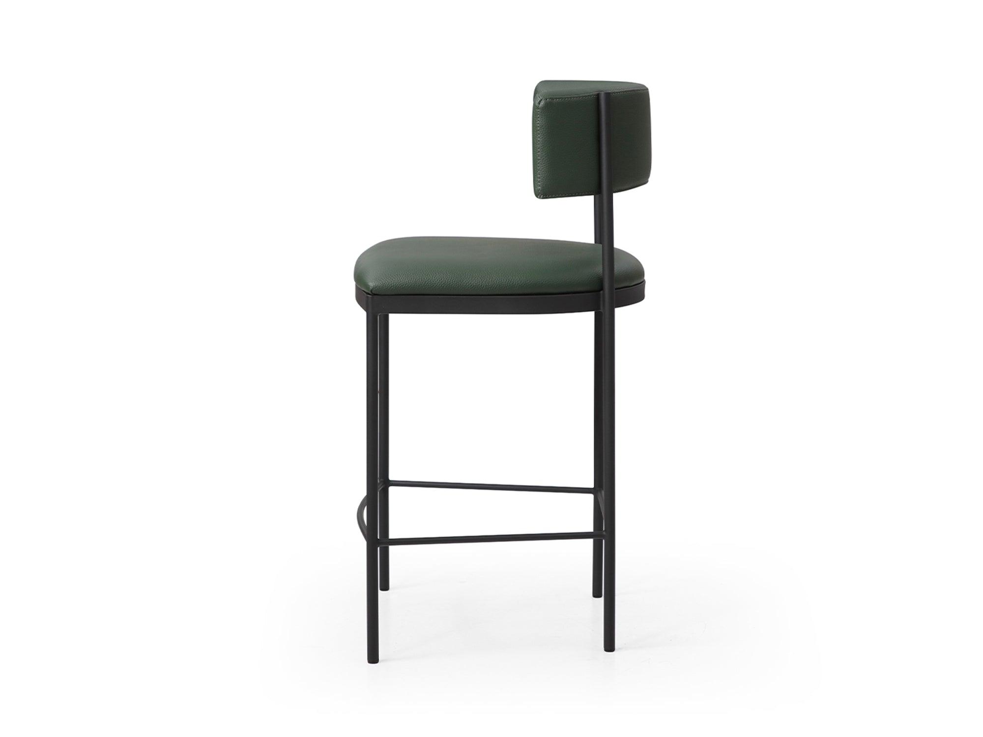 Hightower Counter Stool Green - Euro Living Furniture