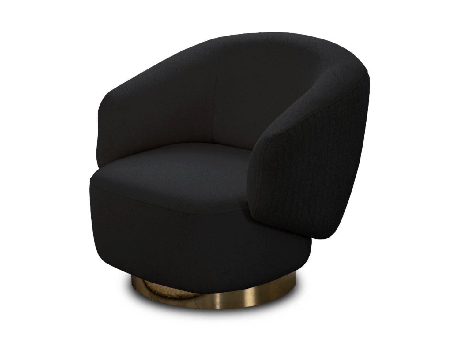 Erzin Swivel Accent Chair - Euro Living Furniture
