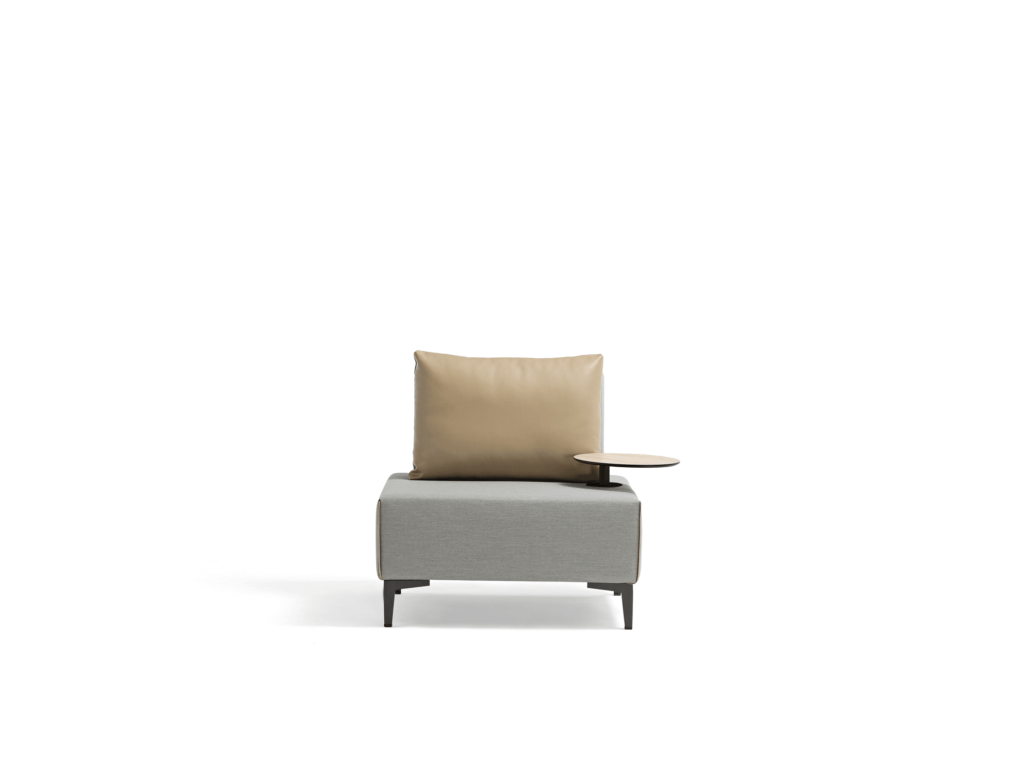 Helvius Low Chair with Table - Euro Living Furniture