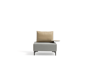 Helvius Low Chair with Table - Euro Living Furniture