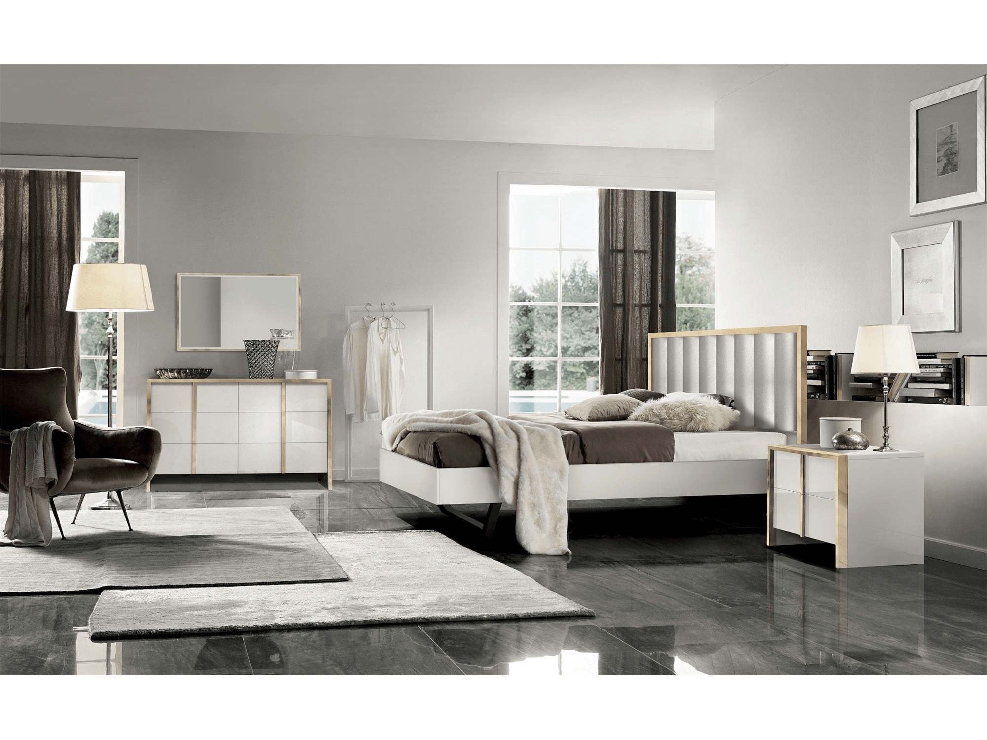 Farah Bedroom Collection - Euro Living Furniture