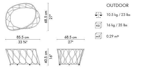 FORMA COFFEE TABLE - Euro Living Furniture
