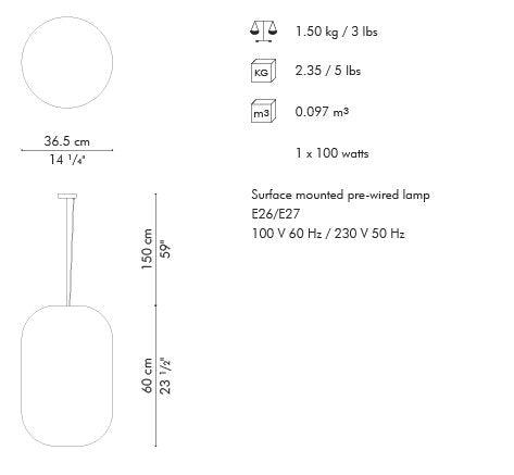 GEISHA LANTERN, MEDIUM - Euro Living Furniture